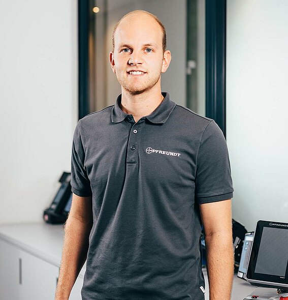 PFREUNDT service support – gratis og hurtig at få fat på PFREUNDT medarbejder fra teknisk support