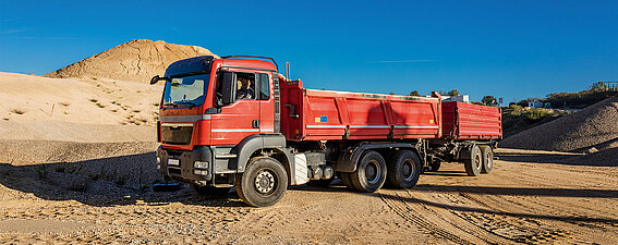 PFREUNDT Wiegesystem Überlast-Kontrollsystem Achslastkontrollsystem LKW ausgestattet mit Überlast-Kontrollsystem von PFREUNDT