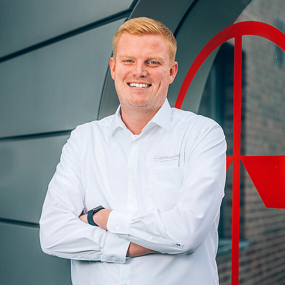 Profilbild PFREUNDT Teamleiter Vertrieb National David Winking