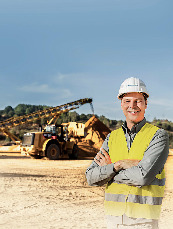 Herr Toes von der Rheinische Baustoffwerke GmbH steht hinter den Systemlösungen aus dem Hause PFREUNDT 