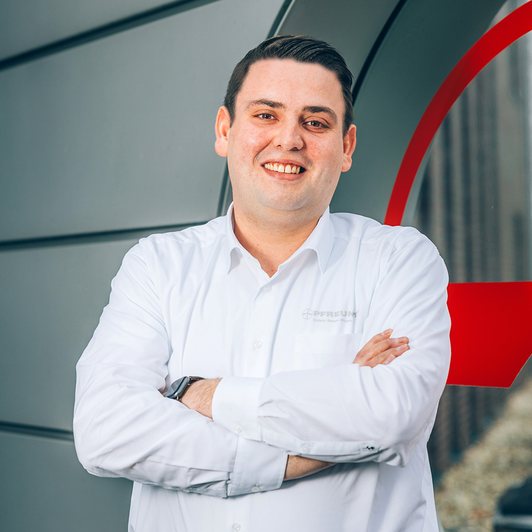 Profilbild PFREUNDT Leiter Vertrieb Stephen Lüdiger