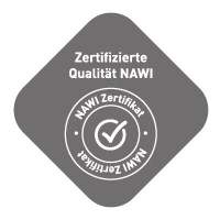 Siegel für zertifizierte Qualität NAWI