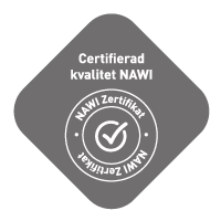 Sigill för certifierad NAWI-kvalitet